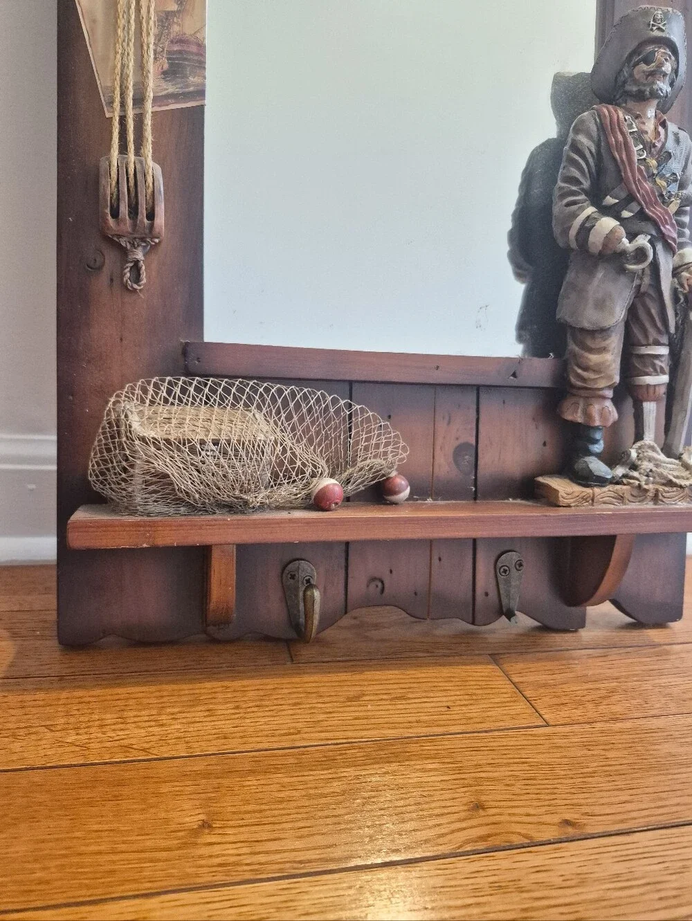 Rustic Pirate Wall Mirror